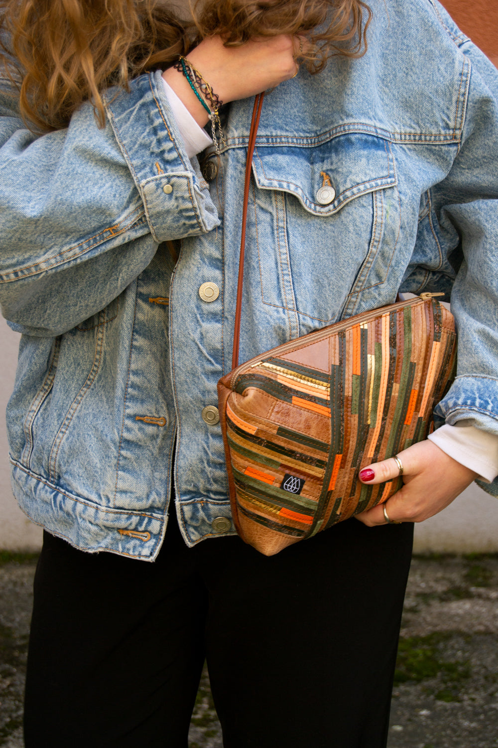 Sac Festival Crazy Stripes Noir