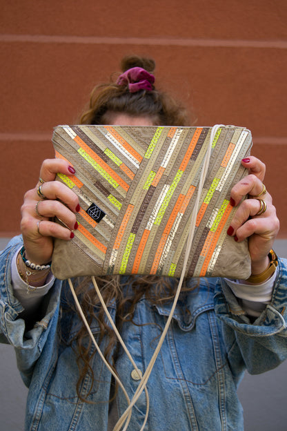 Festival Bag Crazy Stripes / Black
