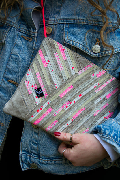 Festival Bag Crazy Stripes / Black