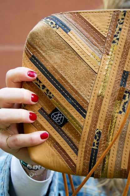 Festival Bag Crazy Stripes / Black