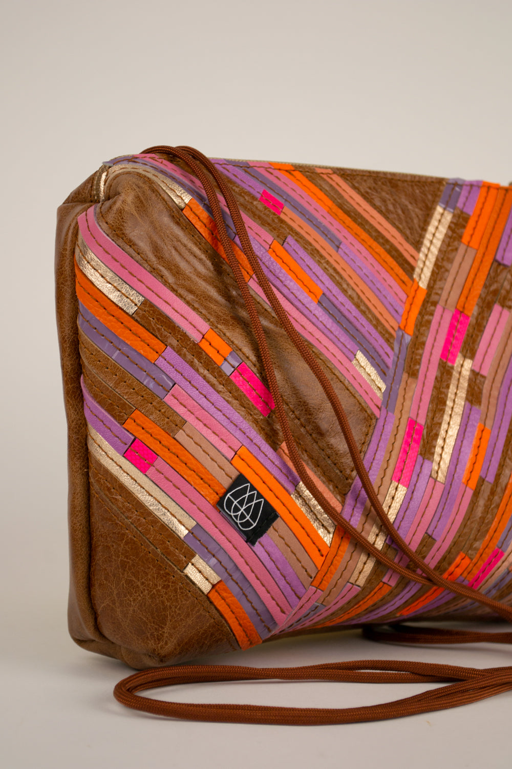 Festival Bag Crazy Stripes / Black