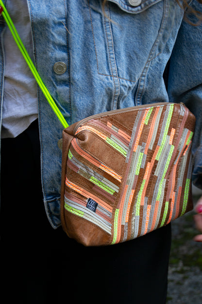 Festival Bag Crazy Stripes / Black