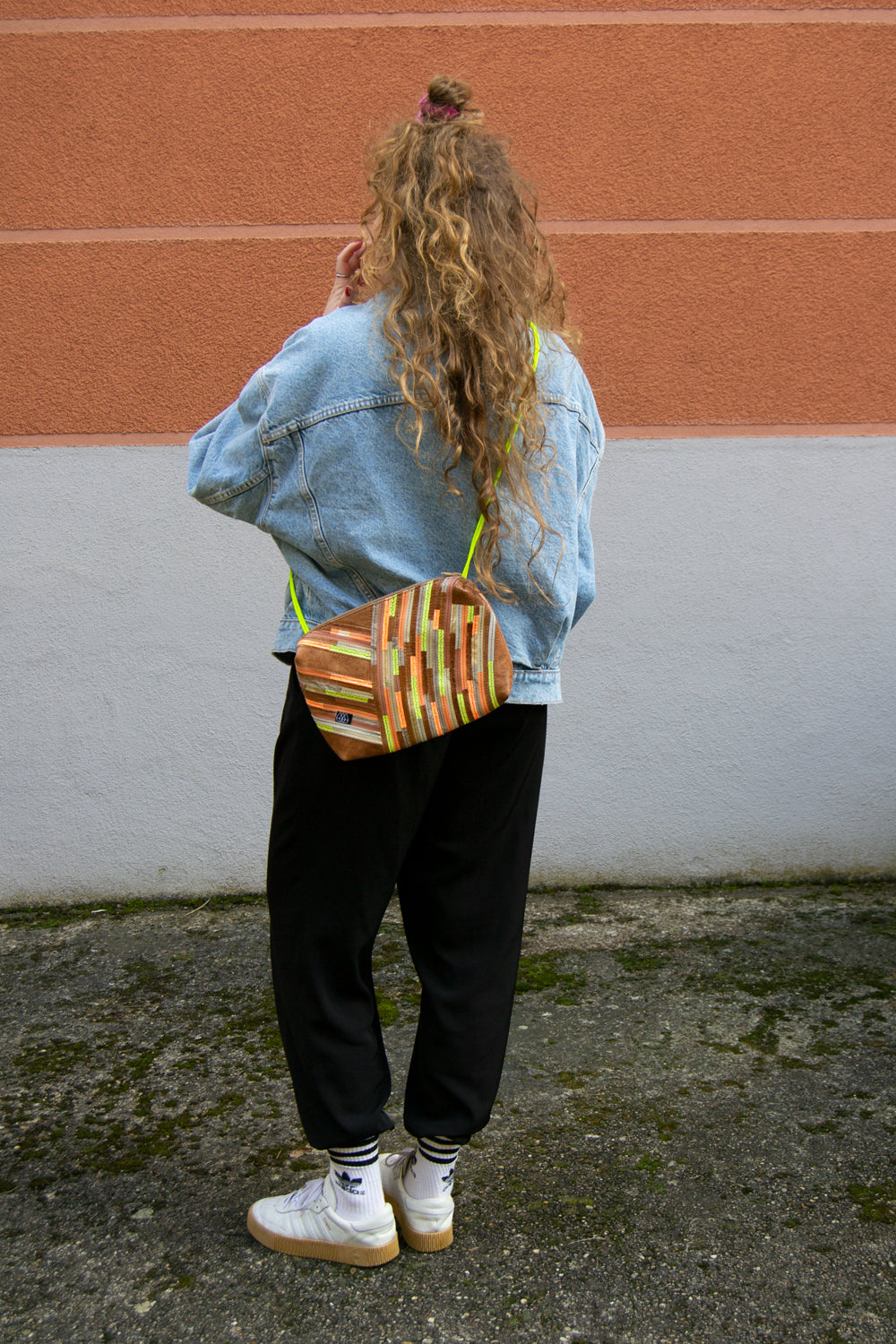 Festival Bag Crazy Stripes / Black