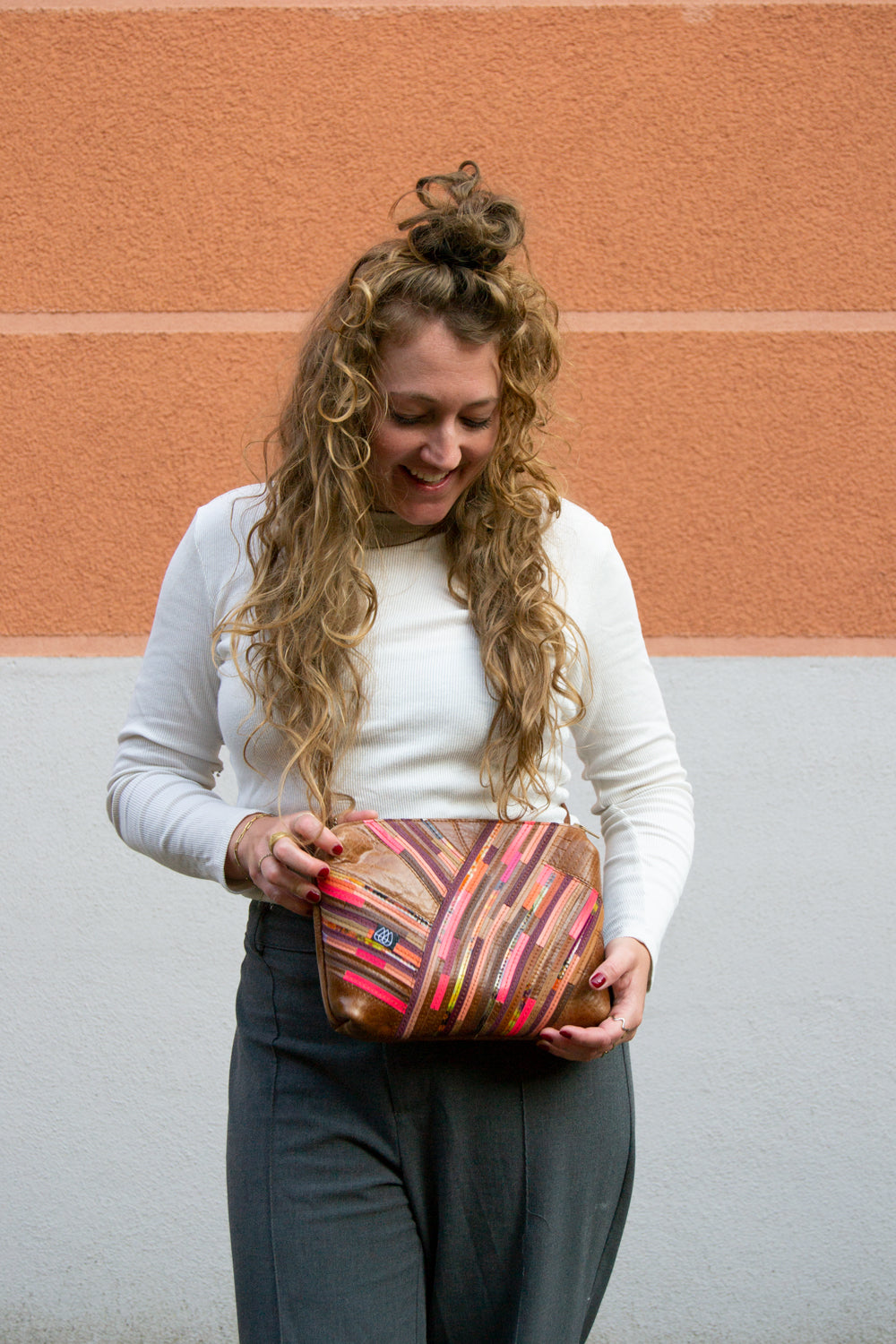 Festival Bag Crazy Stripes / Black