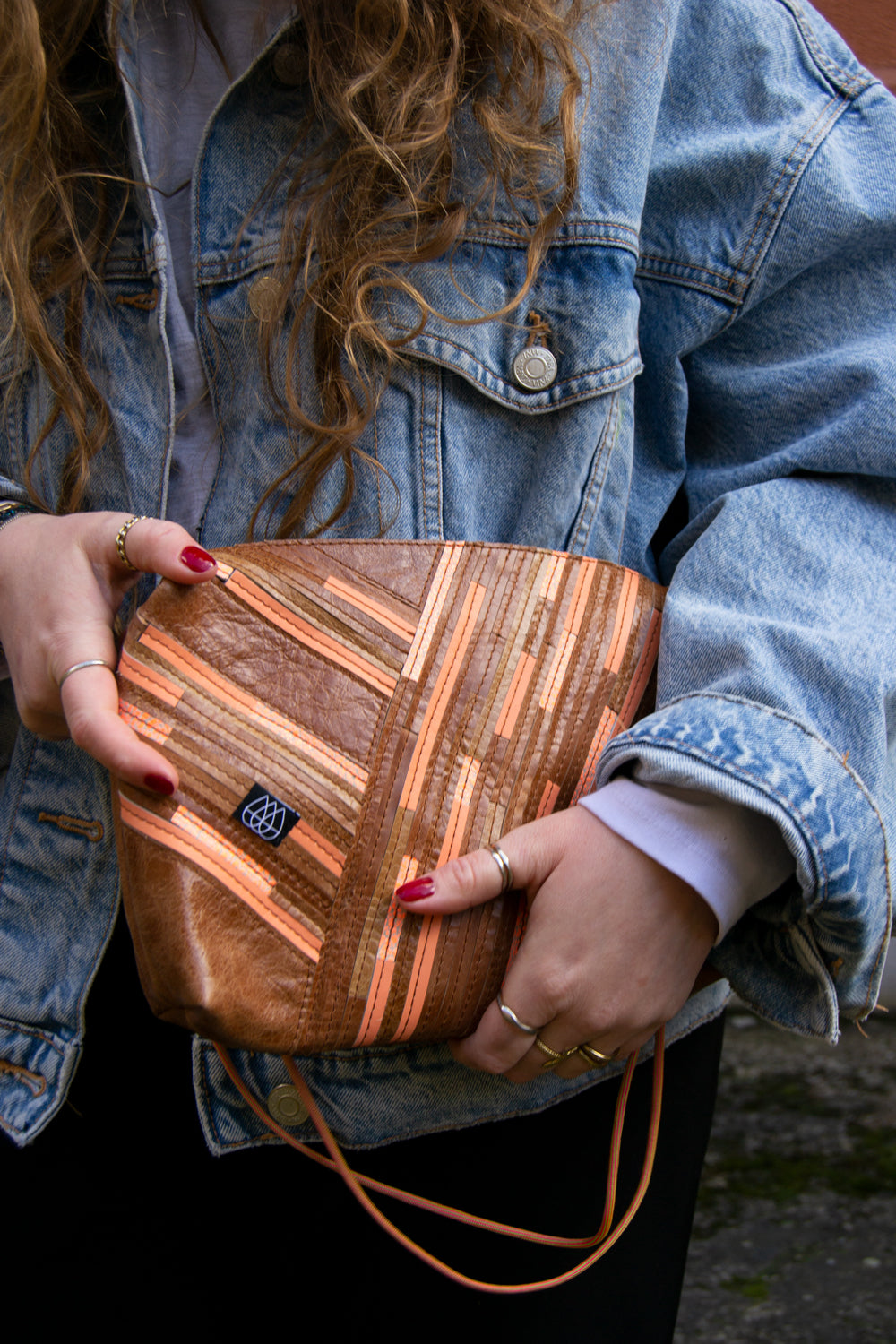 Festivaltasche Crazy Stripes / Spring / Large