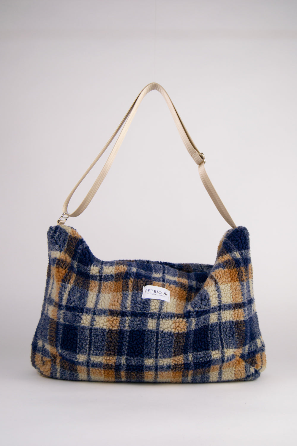 Crossbody Bag Teddy / Check Blue