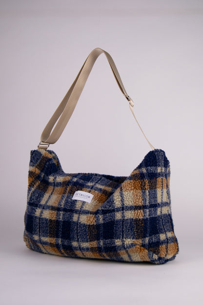 Crossbody Bag Teddy / Check Blue
