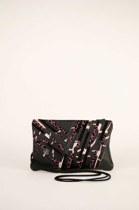 Festival Bag Crazy Stripes / Black