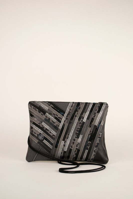 Festival Bag Crazy Stripes / Black