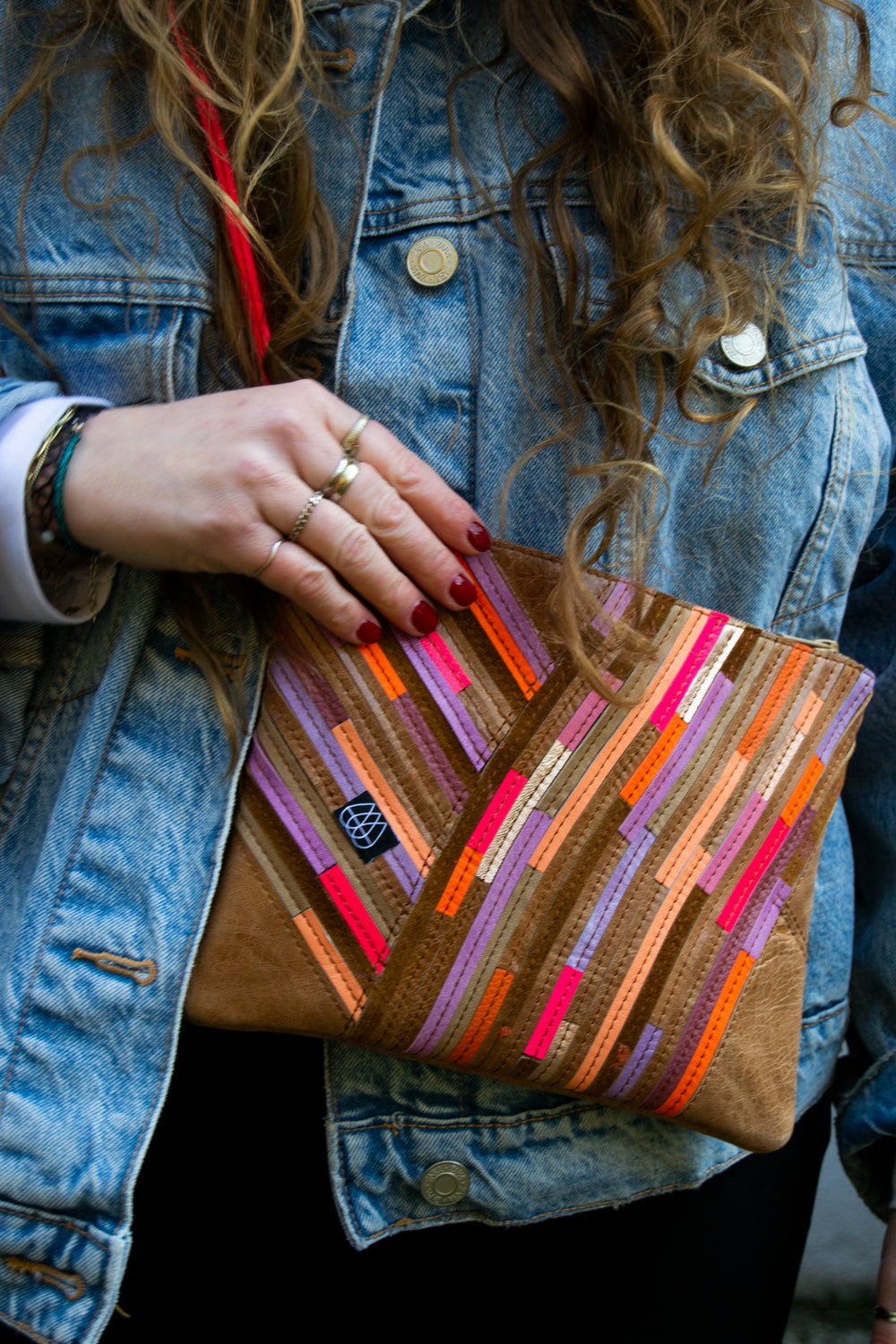 Sac Festival Crazy Stripes Noir