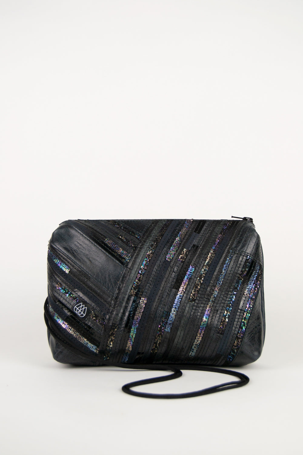Festivaltasche Crazy Stripes / Black Hologram / Large