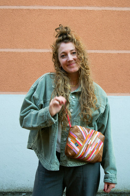 Festival Bag Crazy Stripes / Black