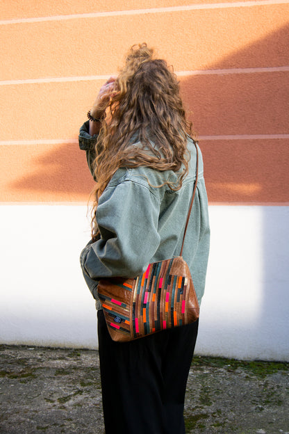 Festival Bag Crazy Stripes / Black