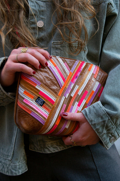 Festival Bag Crazy Stripes / Black