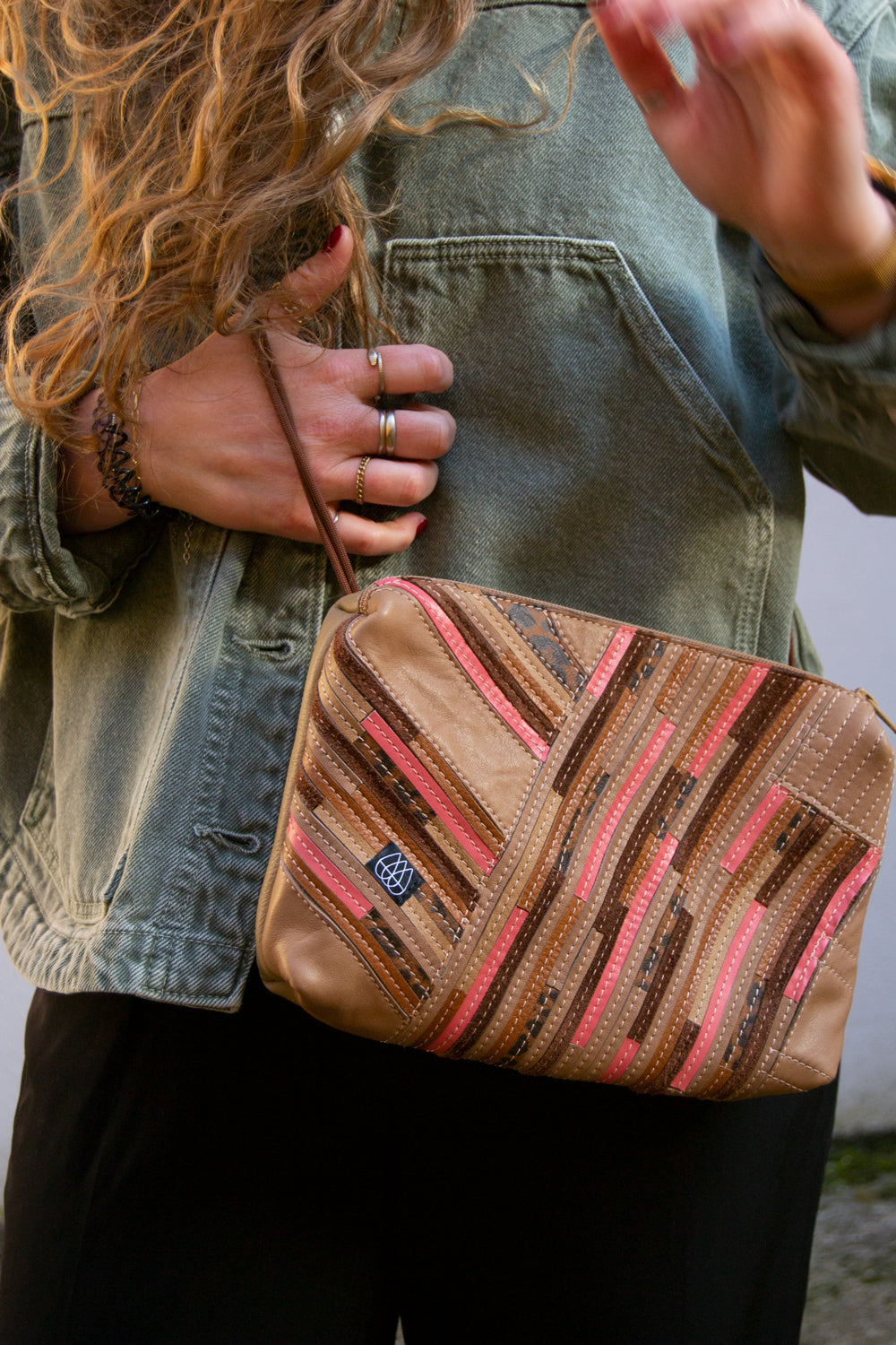 Sac Festival Crazy Stripes Noir