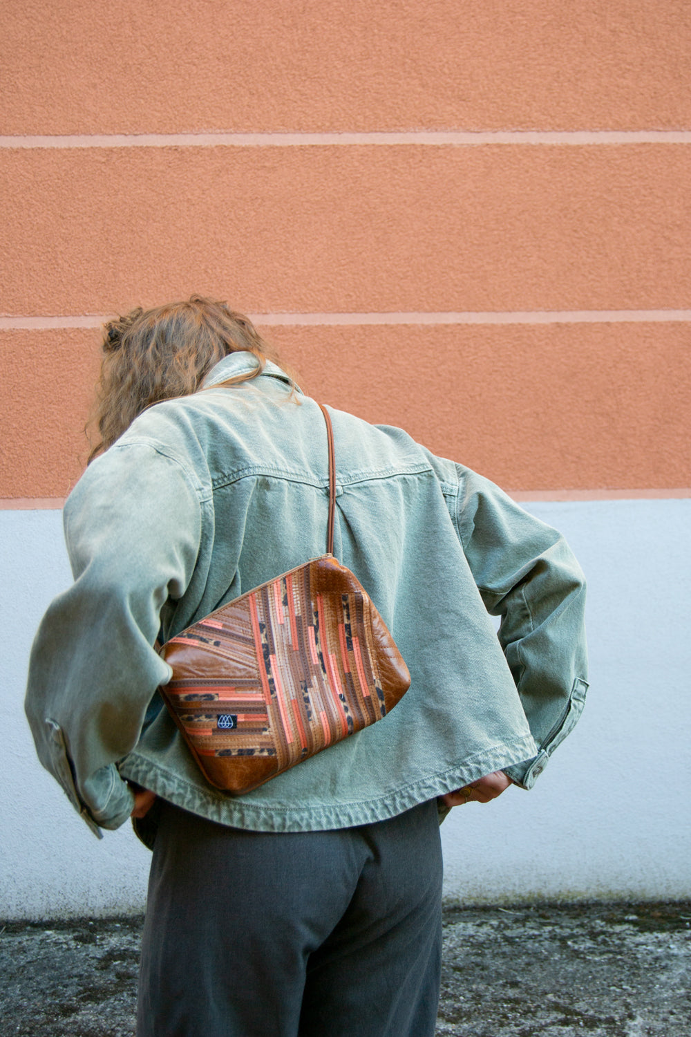 Festivaltasche Crazy Stripes / Grapefruit Leo / Large