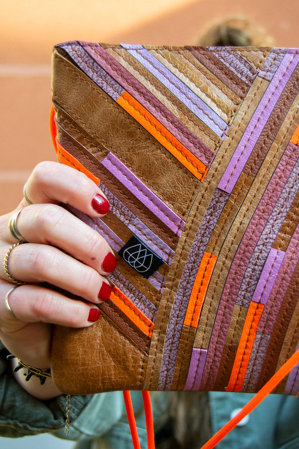 Sac Festival Crazy Stripes Noir