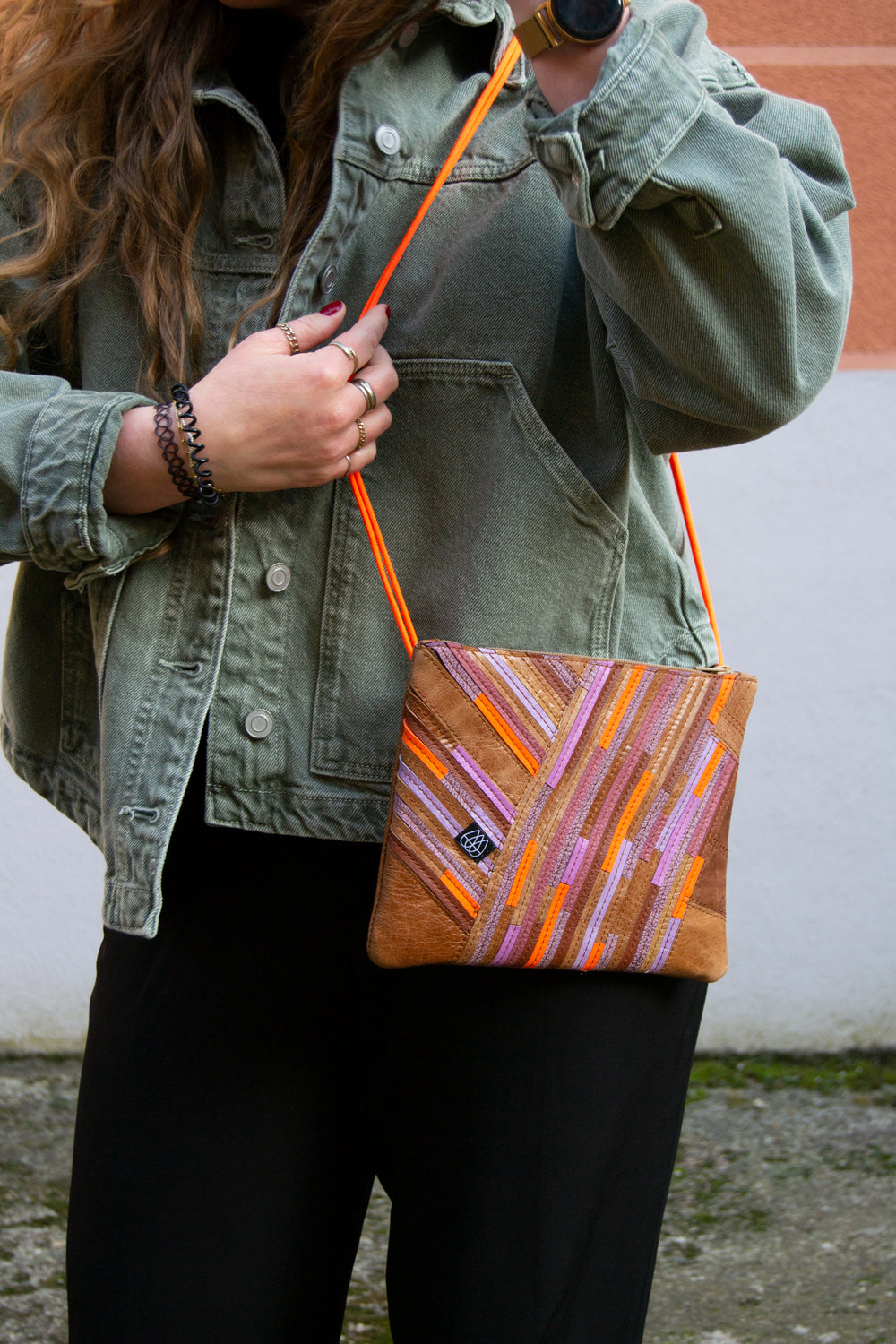 Sac Festival Crazy Stripes Noir