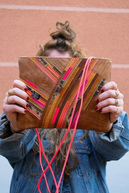 Festivaltasche Crazy Stripes / Sundown / Medium