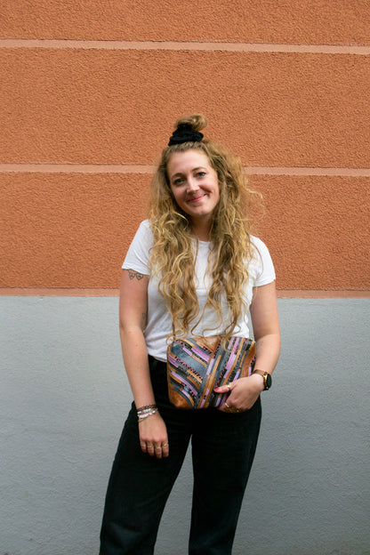 Festival Bag Crazy Stripes / Black
