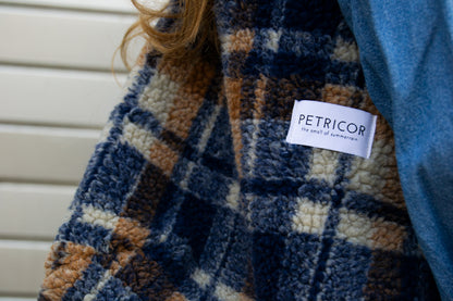 Crossbody Bag Teddy / Check Blue