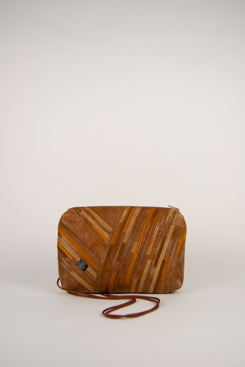Festivaltasche Crazy Stripes / Brown / Large