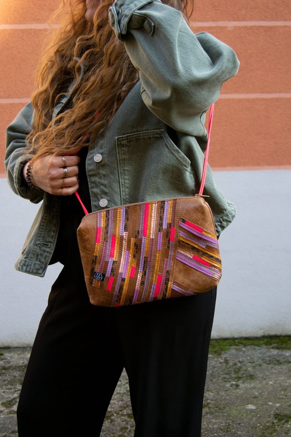 Sac Festival Crazy Stripes Noir