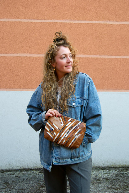 Festivaltasche Crazy Stripes / White Leo / Large