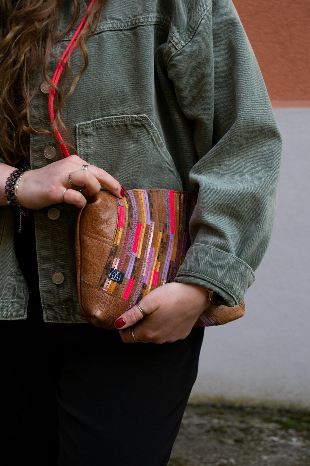 Sac Festival Crazy Stripes Noir