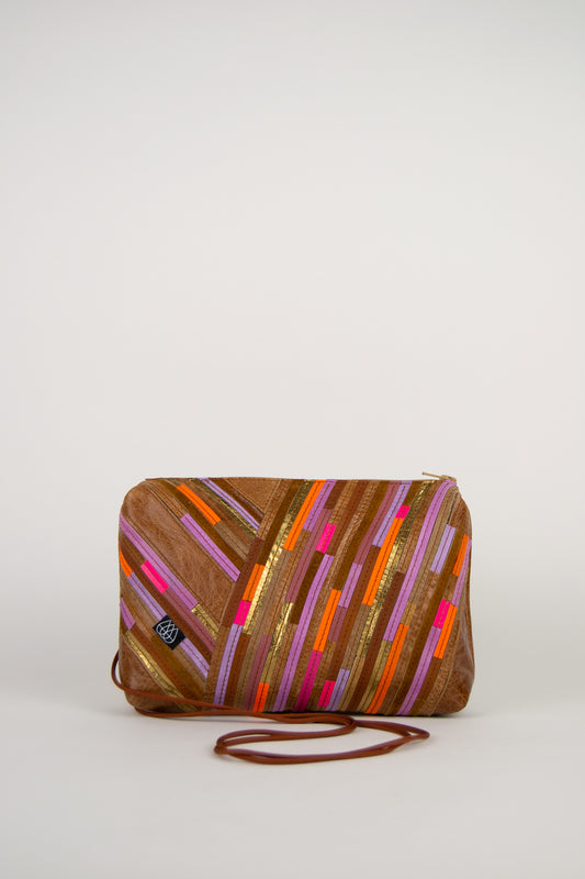 Festival Bag Crazy Stripes / Black