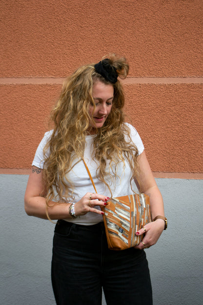 Festival Bag Crazy Stripes / Black
