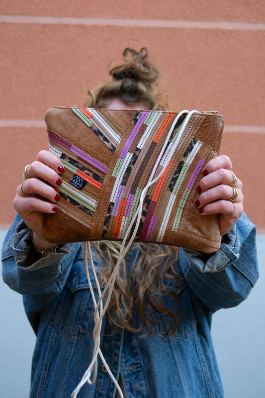 Festival Bag Crazy Stripes / Black