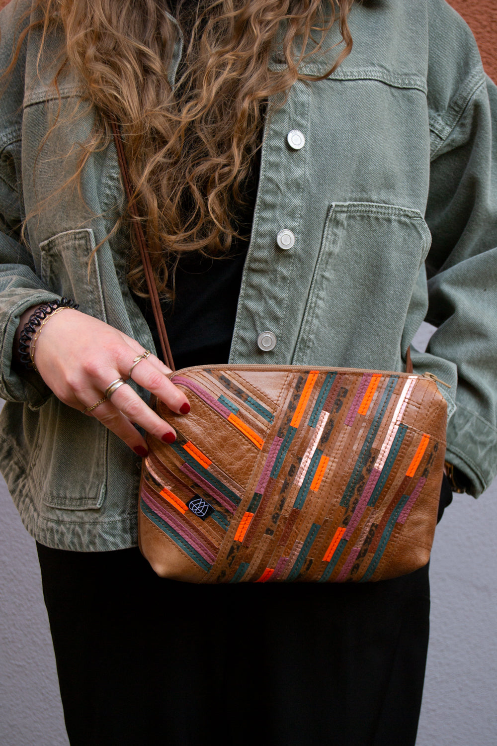 Sac Festival Crazy Stripes Noir