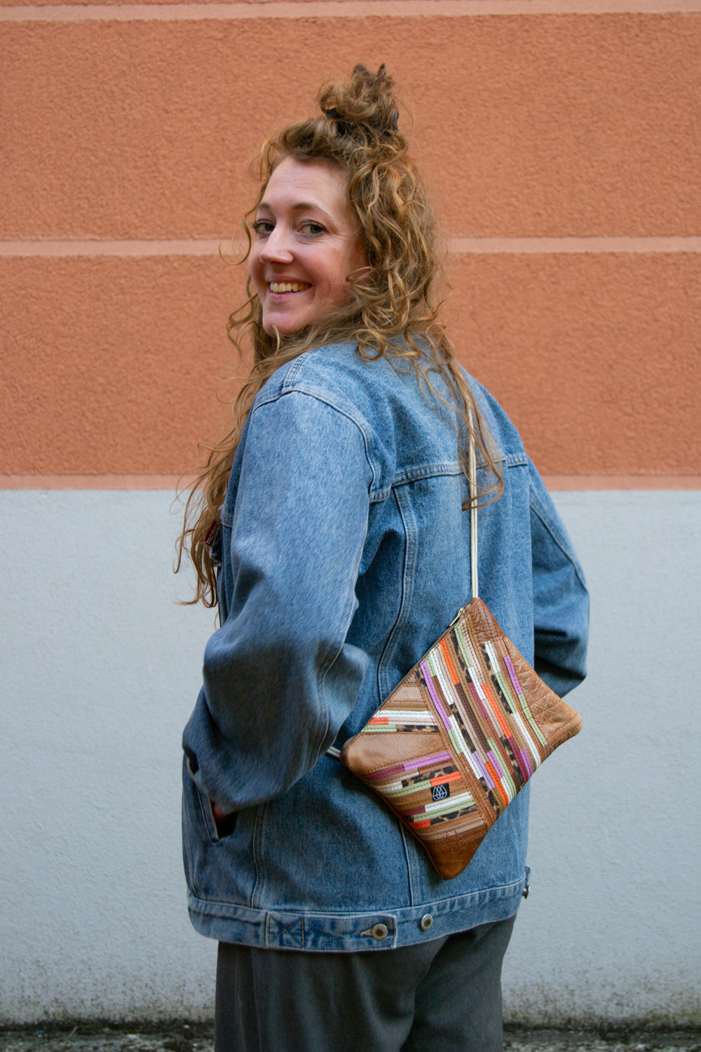 Festivaltasche Crazy Stripes / Cool / Medium