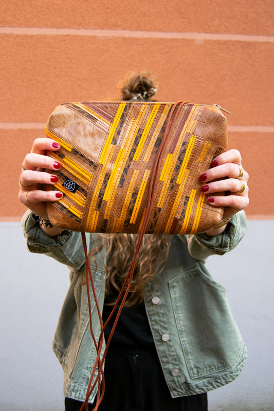 Festivaltasche Crazy Stripes / Mango Leo / Large