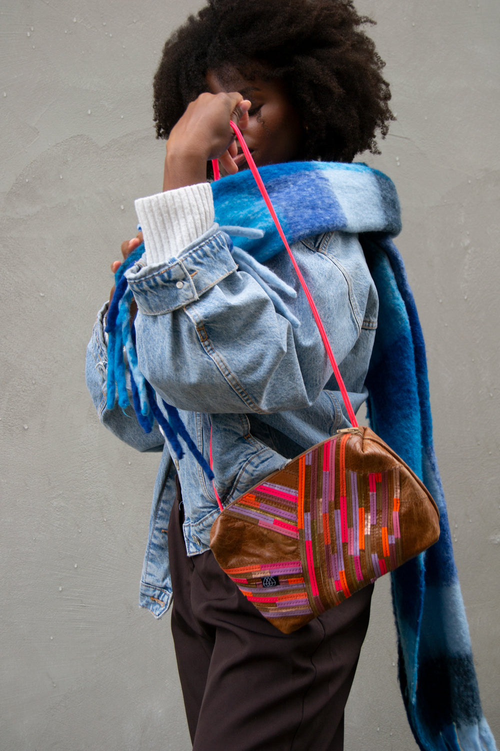 Sac Festival Crazy Stripes Noir