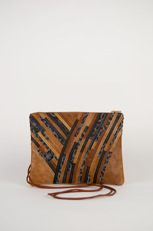 Festival Bag Crazy Stripes / Black