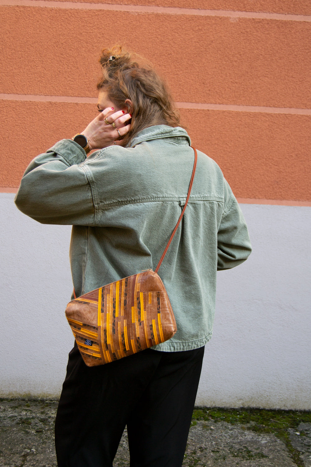 Sac Festival Crazy Stripes Noir