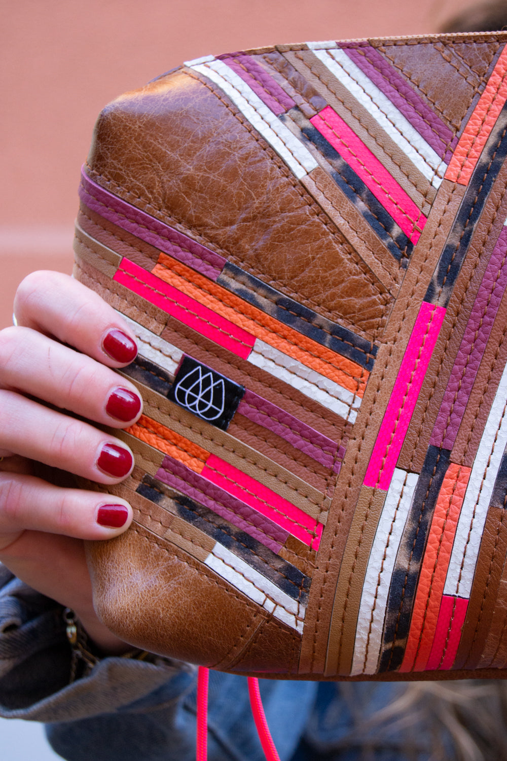 Festival Bag Crazy Stripes / Black