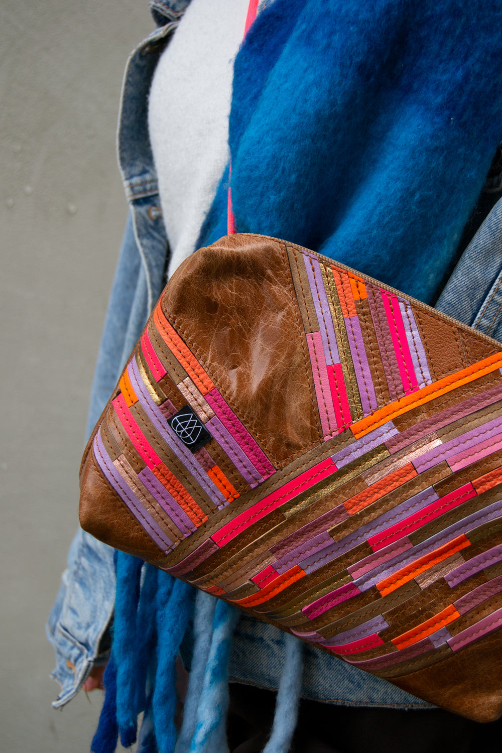 Sac Festival Crazy Stripes Noir