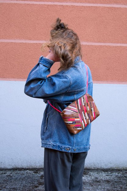 Festival Bag Crazy Stripes / Black