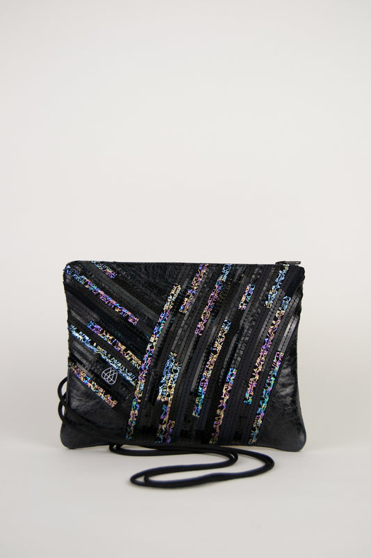 Festival Bag Crazy Stripes / Black