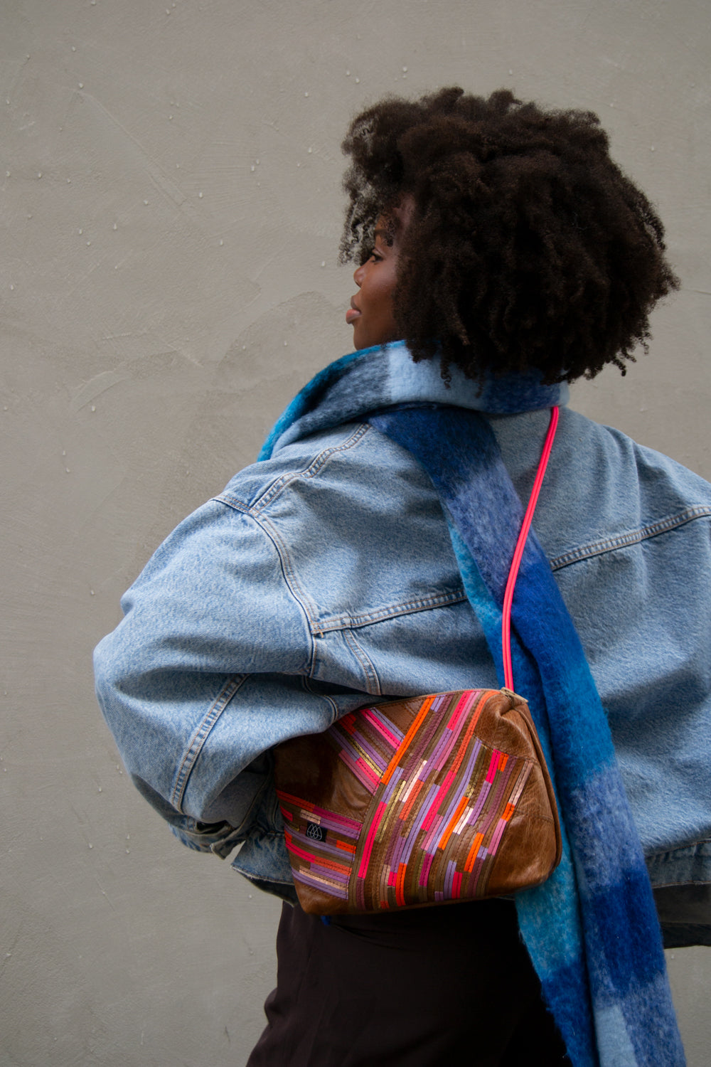 Sac Festival Crazy Stripes Noir