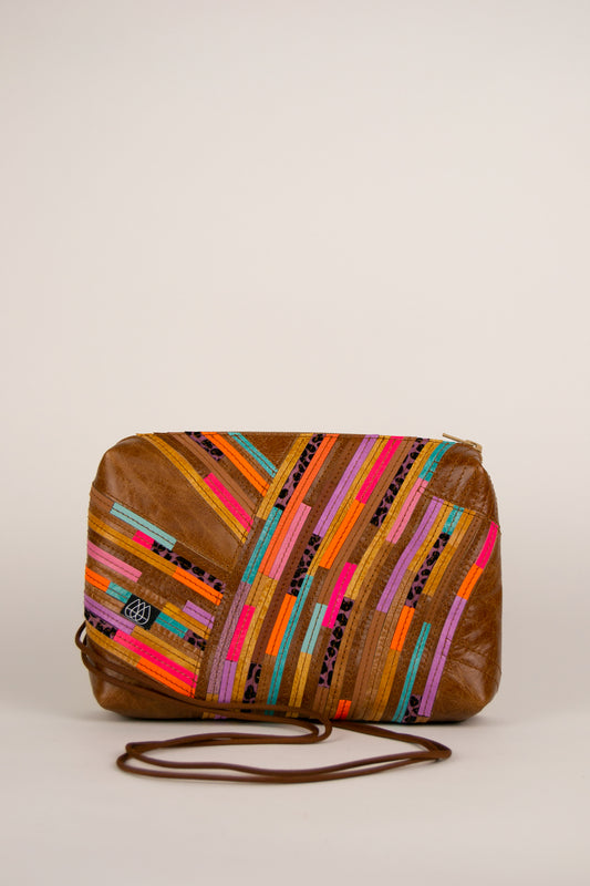 Festival Bag Crazy Stripes / Black