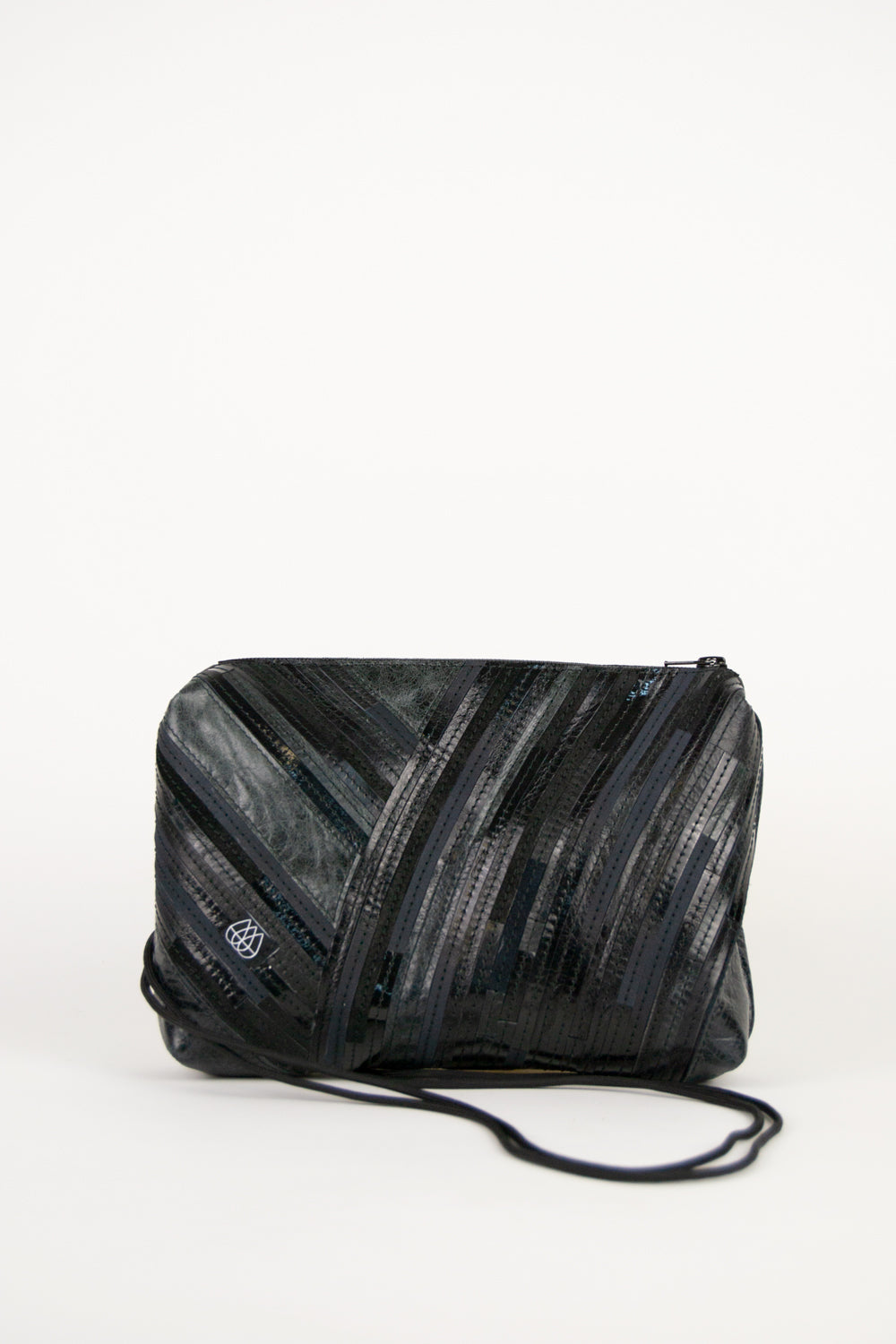 Festivaltasche Crazy Stripes / All Black / Large