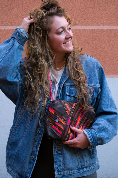 Sac Festival Crazy Stripes Noir
