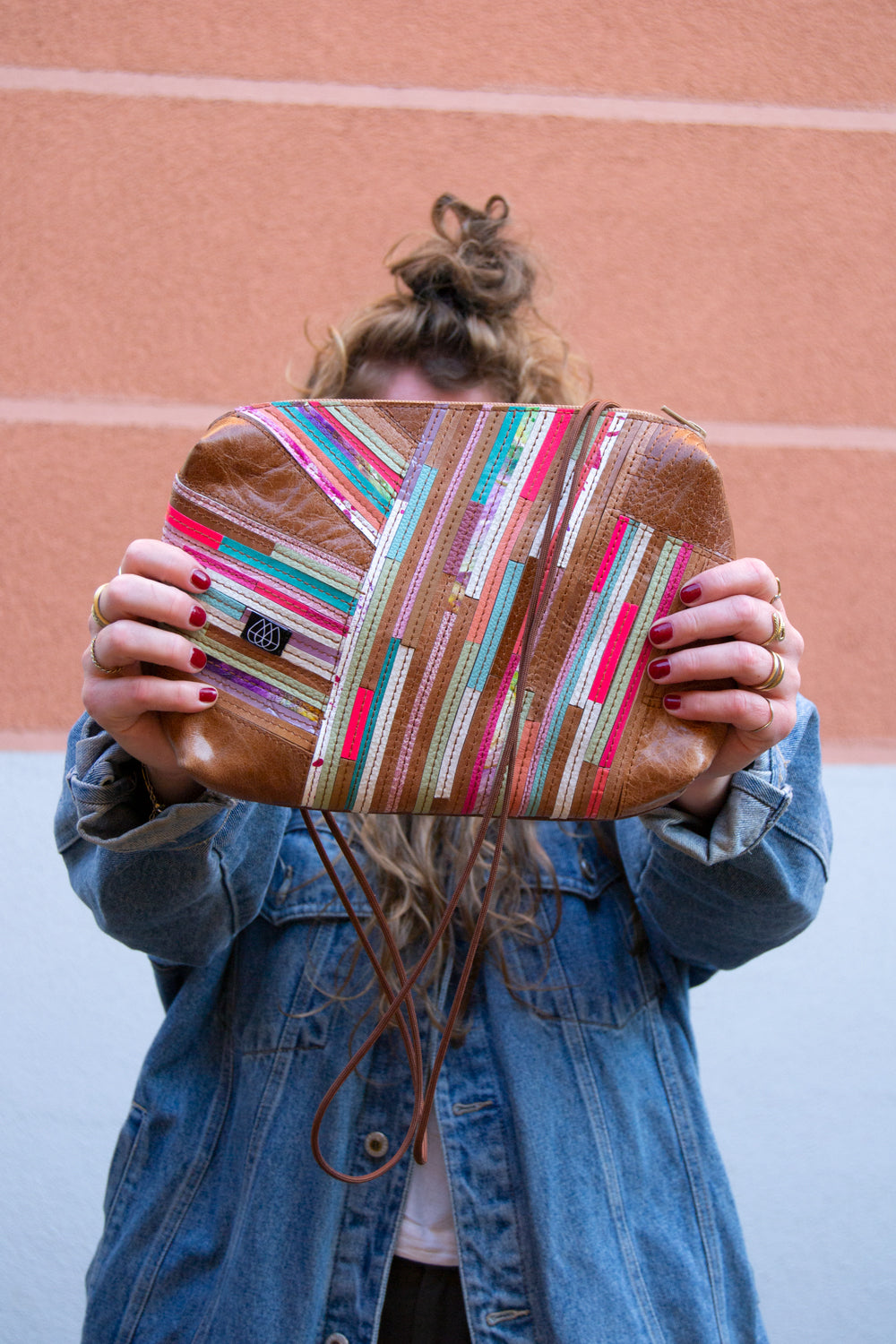 Festivaltasche Crazy Stripes / Spring / Large