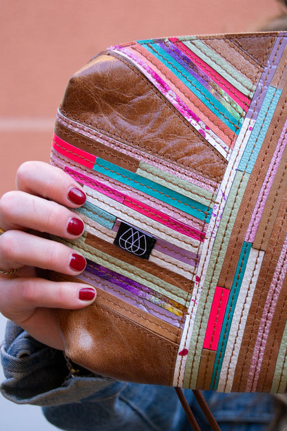 Festivaltasche Crazy Stripes / Spring / Large