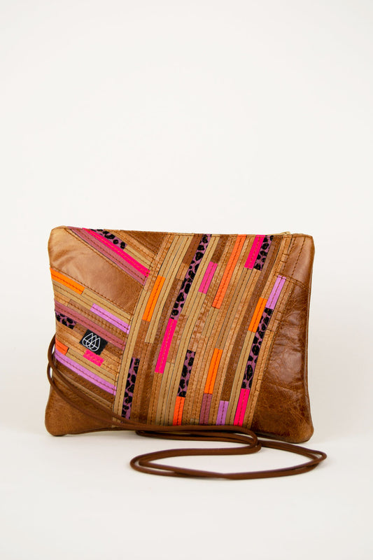 Festivaltasche Crazy Stripes / Creamy Pink / Medium