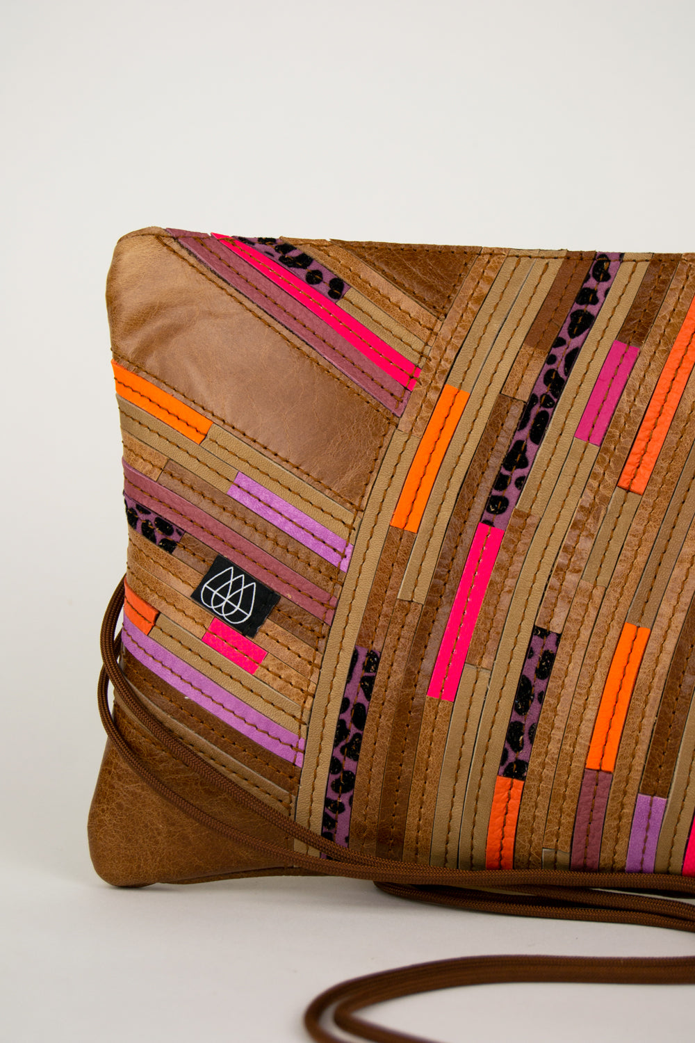 Festivaltasche Crazy Stripes / Creamy Pink / Medium
